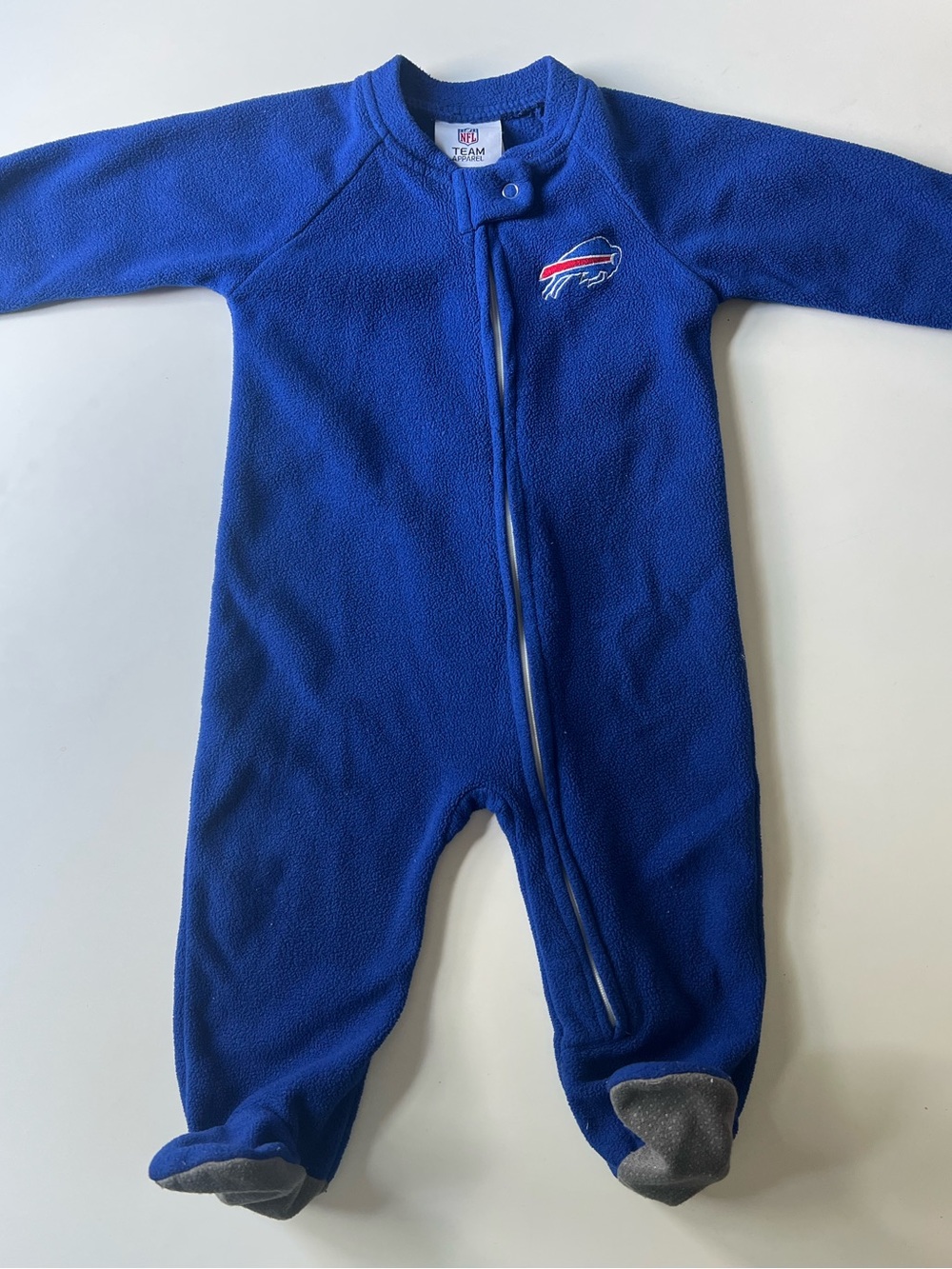 NFL Team Apparel Buffalo Bills Fleece Footie pjs